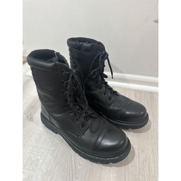 Thorogood Boots Mens Size 13 Black 8in Side Zip Tactical Work Cap Toe 834-6888 - Picture 2 of 12